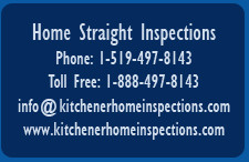 Home Straight Inspections, Kitchener-Waterloo and surrounding area
